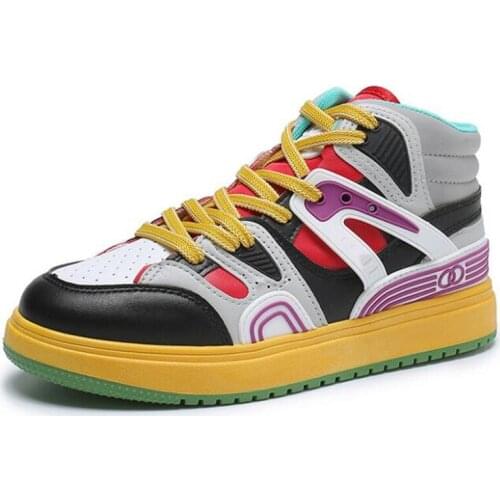 Lovers plus size womens shoes new fashion casual womens sports shoes breathable all-match womens platform sneakers loafers 44