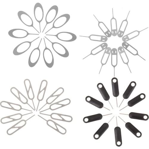 10 Pcs Universal Sim Card Tray Pin Ejecting Removal Needle Opener Ejector For Phone 7 6S 6 Plus 5