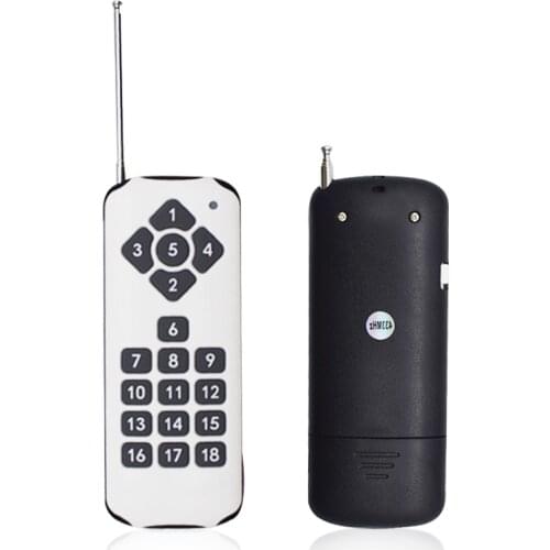 18 ch 433MHz RF Wireless Remote Control Transmitter 18 Channels Key Fob Learning Code Controller Command