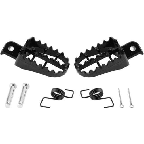 2pcs Motorcycle Foot Pegs Pedals Rest Footrest for Yamaha PW50 PW80 TW200