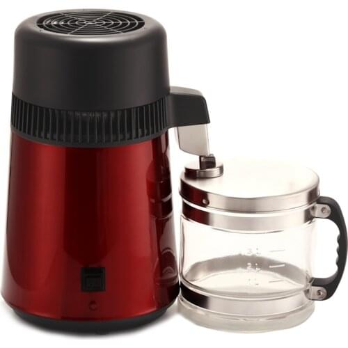 4 Liter Dental/Home Water distiller Countertop Moonshine Still for Travel with Connection Glass Bottle Pure water distillation