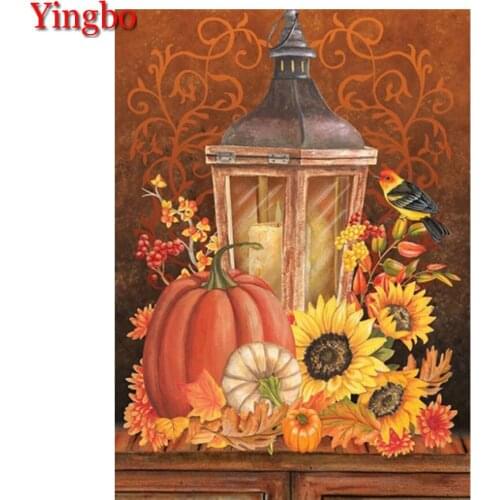 5D Diamond Painting Halloween Pumpkin Cross Stitch Diamond Embroidery Sale Bead Picture Kits Handicraft Art Decoration Home