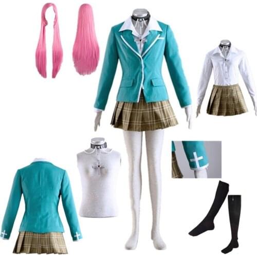 Anime Rosario and Vampire Akashiya Moka Halloween Cosplay Costume Halloween