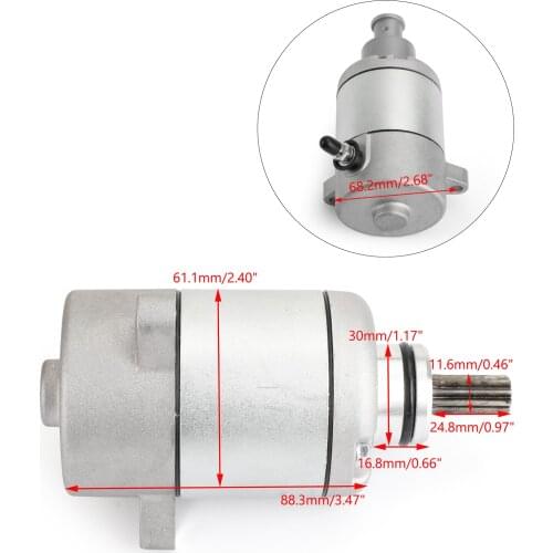 Artudatech Starter 9-Spline For Honda Grom MSX125 MSX 125 2014-2019 Innova 125 ANF125 2003-2007 31200-KPW-901 Motorcycle Parts