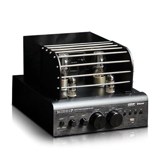 AV388 35W + 35W Tube Amplifier 4.0 Bluetooth 6N13P * 2PCS + 6F1 * 2PCS Tube