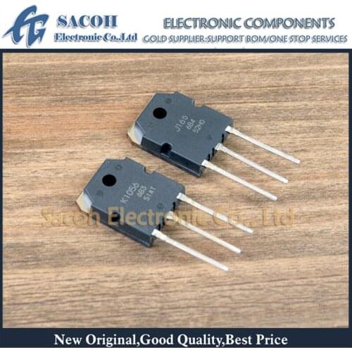 Free shipping 2Pairs 2SK1056 K1056 2SJ160 J160 TO-3P 7A 120V Complementary Silicon MOSFET Transistor