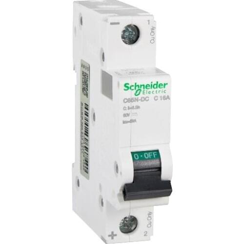 C65N-DC 1P C16A A9N22405 C65N-DC Circuit breaker, C curve, 16A, 1P, Icu=6kA