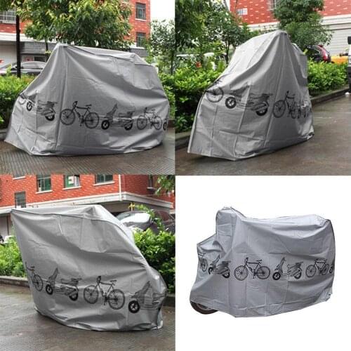 Bicycle Rain Cover Foldable And Easy To Carry, Rainproof, Sunscreen And Dustproof Polyester Car Cover
