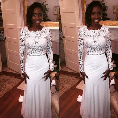Black Girl Mermaid Wedding Dresses Long Sleeves 2021 Lace Backless South Africa Berta Bridal Gown Plus Size Vestido De Noiva