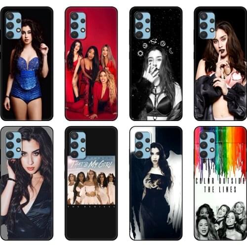 Black tpu Case For Samsung galaxy A12 A22 A32 A42 A52 A72 4g 5g S21 PLUS ultra back cover 5h Fifth Harmony Lauren Jauregui 7 27