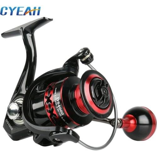 CYEAH All-Metal Spinning Reel 5.0:1/4.7:1 Light & Power DS2000~7000 Bearing2+1BB Big Drag Saltwater Freshwater Fishing Reel Tool