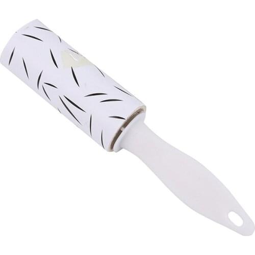 Two in a bagdetachable hairbonder roller dust paper portable clothing sticky roller brush roll paper clothes hair suction device