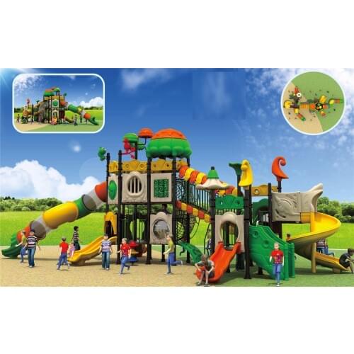 Exported to Ukraine Nontoxic Children Playground TUV Approved 20 Years' Manufacture HZ-D004