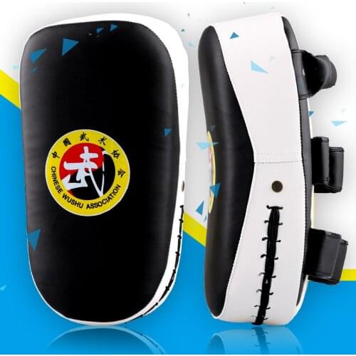 Hot Sale MMA Muay Thai TKD Punching Curve Pads PU leather Sanda Taekwondo Kick boxing Foot Target Boxing Hand Feet Arc Target