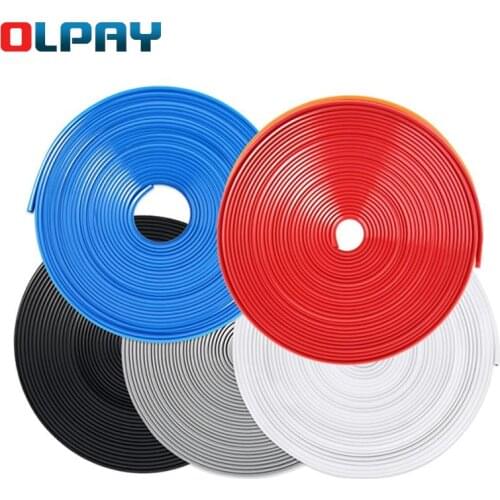 Car Styling Mouldings Wheel Rims Protector Decor Strip Rubber Moulding Trim IPA Rimblades Car Vehicle Color Tire Guard Line 8M