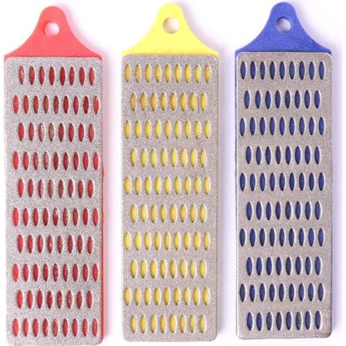 3pcs/set Diamond Sharpening Hone Set Stone Whetstone Block Grit 180# 260# 360