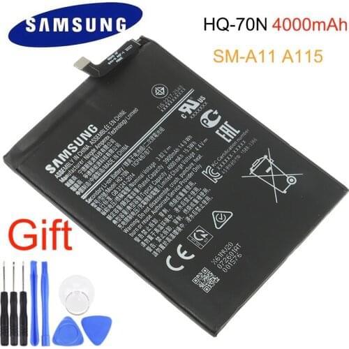 Samsung Original Replacement Phone Battery HQ-70N For Samsung Galaxy A11 A115 SM-A115 Genuine Replacement Phone Battery 4000mAh