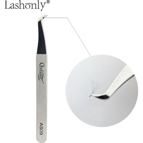 Qeelasee AS09 Eyelash Tweezer 3D-6D Volume Eyelash Extension Best Quality Fan Lash Tweezer