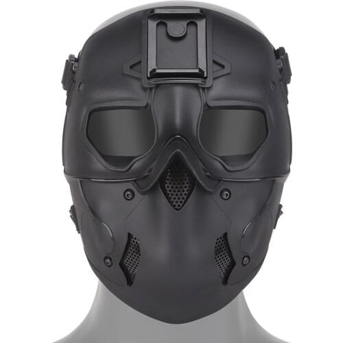 Full Face Outdoor Protective Tactical Mask Halloween Camouflage Wild Mask For Paintball Hunting Protective Gear