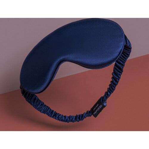 19 Momme pure Silk sleep Eyeshade 100% Real silk eye mask Cover High Quality Blindfold Cover for Night Sleeping, Travel, Nap