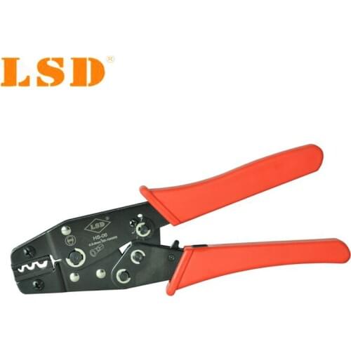 HS-06 High Quality Hand Crimping Tools for non-insulated cable links 1.25-6mm2 16-10AWG Crimper pliers