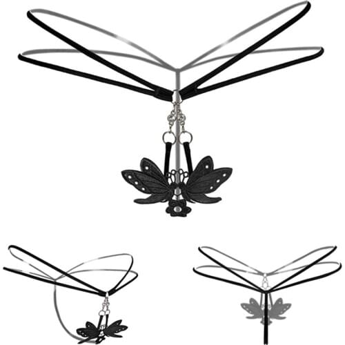 Sexy Women See-through Briefs Solid Color Embroidered Low Rise Underwear Panties