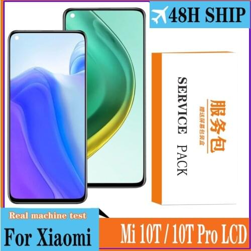 6.67'' Display Replacement With Frame For Xiaomi MI 10T LCD Touch Screen Digitizer Assembly For Xiaomi MI 10T Pro LCD