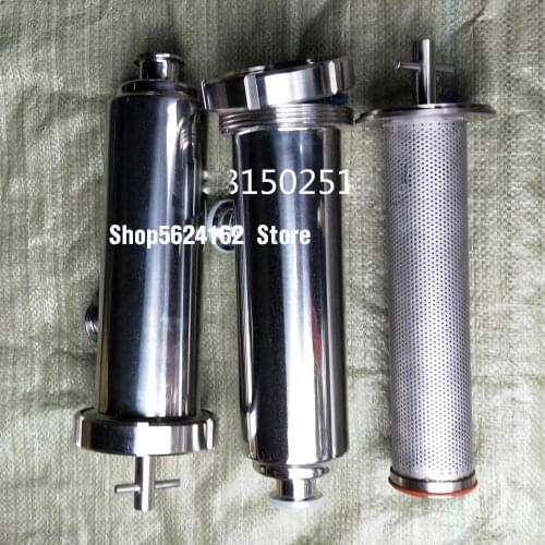 Loose Joint Pipe Filter SS304 Right Angle Sanitary Straight Through Pipe Filter Right Angle Filter Sanitary Welding/tri Clamp