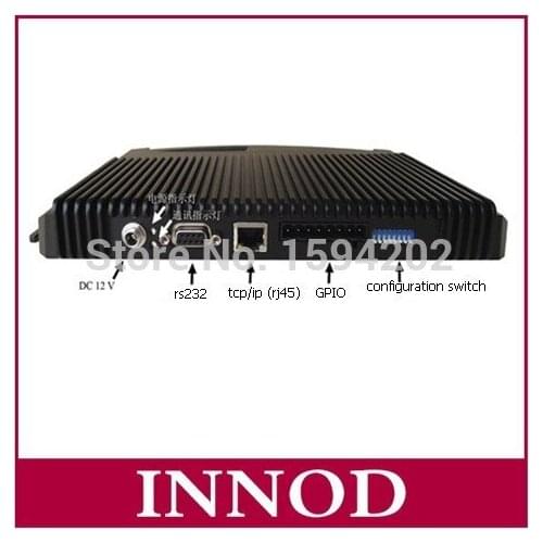 Uhf long range 4 ports rfid label reader with impinj r2000 chip and muli-connectors TCP/IP/RS-232/RS-485 for street runing race