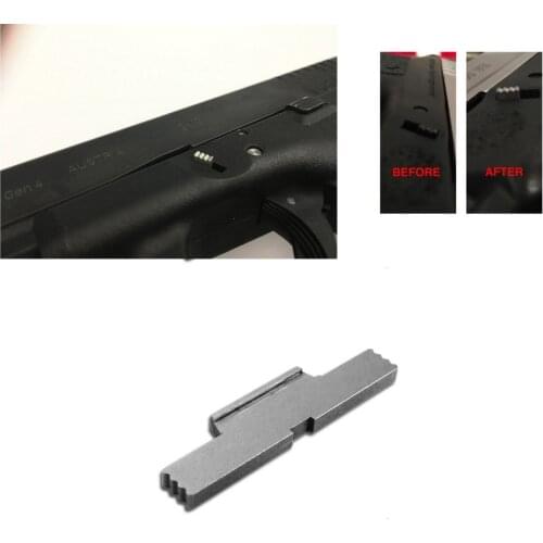 Extended Stainless Steel Slide Lock Release Lever for ALL Glock 17-41 Gen 1/2/3/4 Tactical Pistol Hunting Accessories