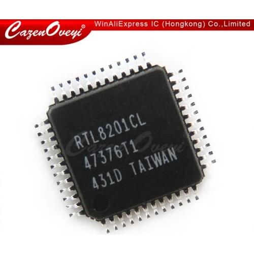 1pcs/lot RTL8201EL RTL8201CL RTL8201BL RTL8801B RTL8201 QFP-48 Chipset