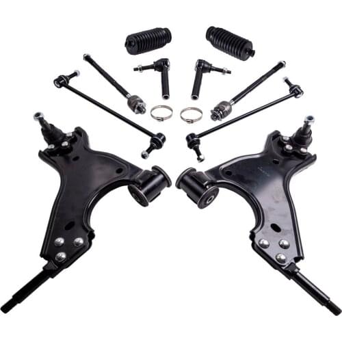 10pcs 20905104 Suspension Kit Front Upper & Lower Control Arms w/Ball Joints Tie Rod Ends 18569897,15127978