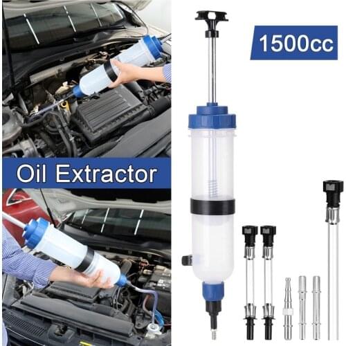 1500CC Oil Extractor Pump Filling Bottle Transfer Manual Operation Automotive Fluid Extraction Car Fuel Pump