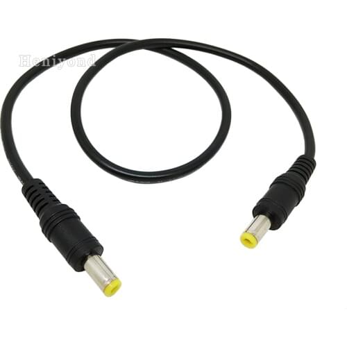 5PCS DC LED Connectors with Lock Buckle 50cm length Power extension cable DC 5.5 x 2.1mm DC Male jack adapter for LED or CCTV