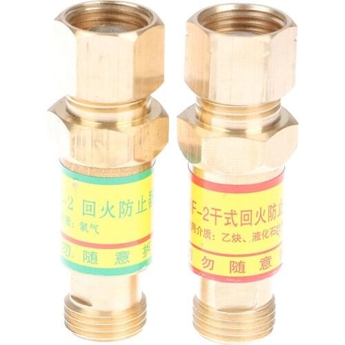Gas Welding Accessories Oxygen/Acetylene Check Valve Flashback Arrestor