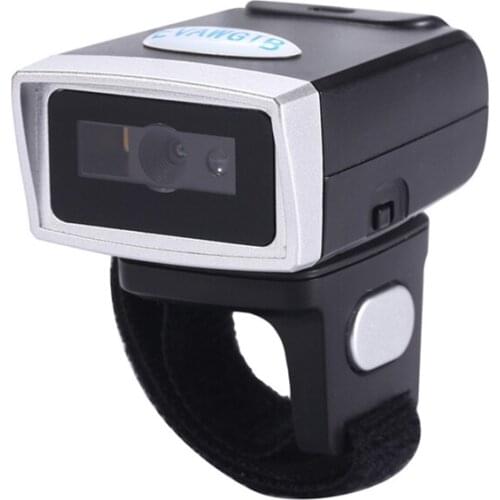 EVAWGIB Wireless Finger Scanner 1D/2D Portable QR Code Ring PDF Barcode Scanner Wearable Mini Bar Code Reader Bluetooth Scanners