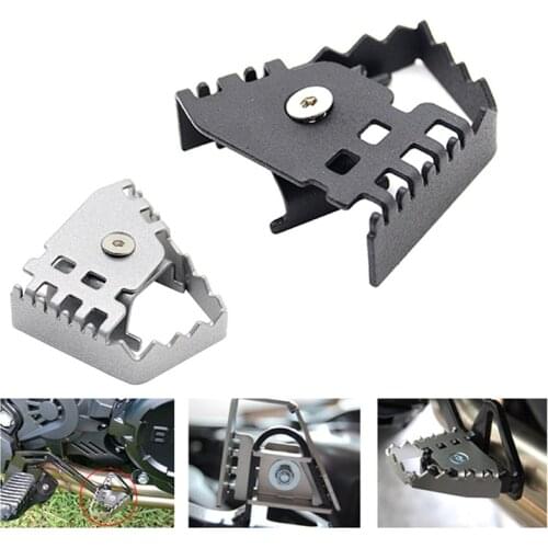 CQR250 Motorcycle Rear Brake Pedal Extension Step Tip Plate Enlarge Pad Extender
