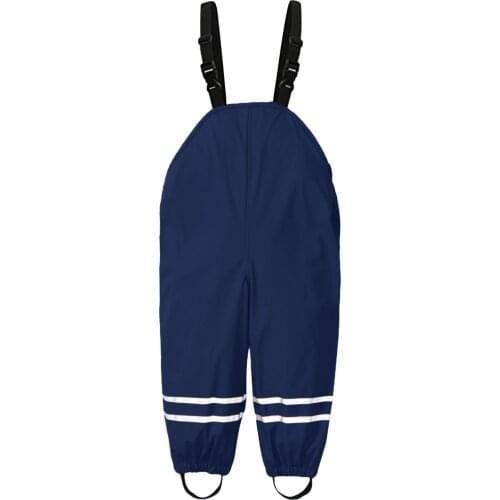 2021 Children Rain Dungarees Toddler Kids Boys Girls Rain Dungarees Windproof Waterproof Mud Jumpsuit Childrens clothing