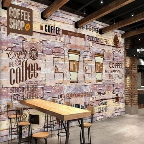 Dropship Colomac 3d Brick Wallpaper European American Stone Wall Wallpaper Coffee Shop Restaurant Wallpaper Wall Mural tapety 3d