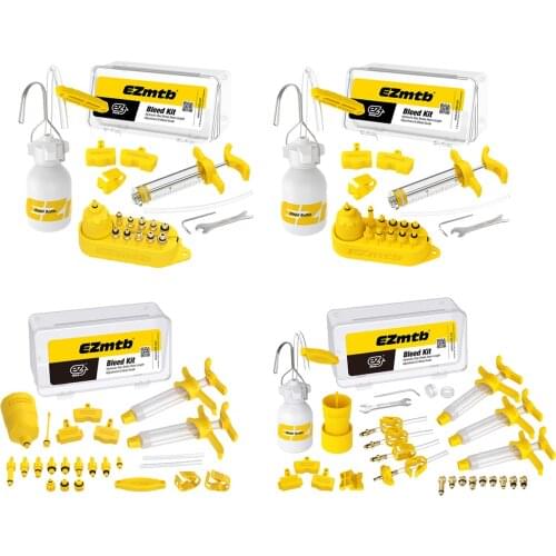 Hydraulic Brake Oil Bleed Kits Universal Bicycle Seatpost Syringe Funnels