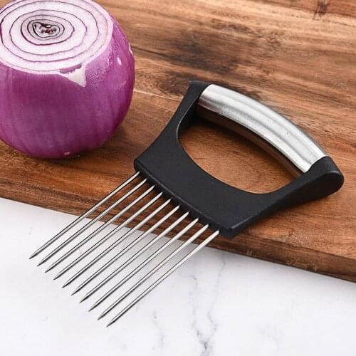 Onion Meat Pine Needle Stainless Steel Fruit Fork Kitchen Innovative Multi-Function Vegetable Chopper