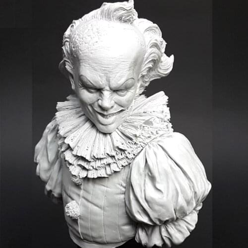 115mm Resin Model Bust GK The Clown Fantasy theme evil Unassembled and unpainted kit
