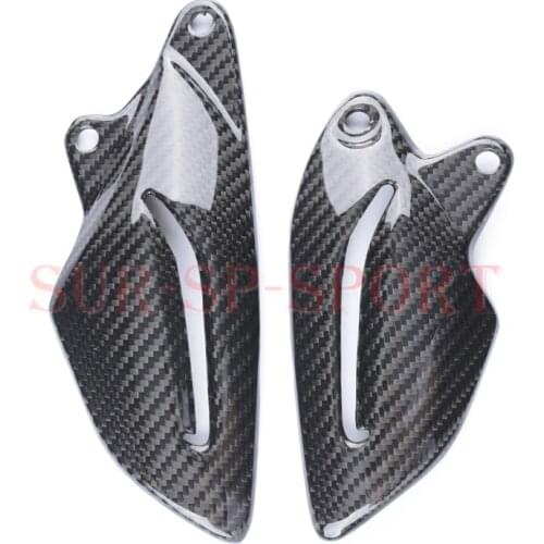 Motorcycle Rear Plates Cover in Carbon Fiber For Triumph Daytona 675 Street Triple 13 19