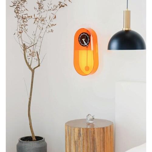 Wall Clock часы настенные Nordic INS Style Light Luxury Household Mute Modern Creative Contracted Decorative Acrylic Clocks