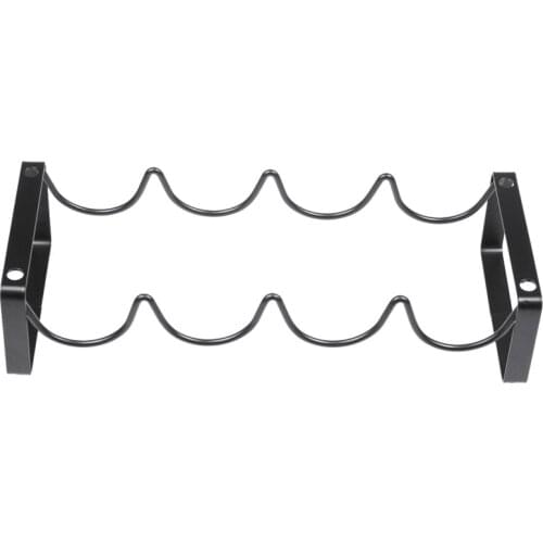 Practical Vintage Retro Strong Creative Wire Wine Rack Bottles Wine Display Rack Stand Storage Holds 4 Bottles Home Accessory