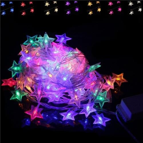 Holiday Led christmas lights Star Lamp 100M 50M 10M led string Colorful lights Birthday Party Holiday Wedding Garland decoration