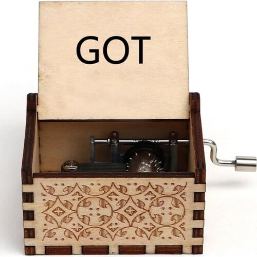 R-Music box wooden music box