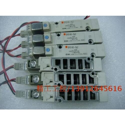 [SA] Positive! SMC original 8-9 new genuine electromagnetic valve SY5140-5LZ spot shot --5PCS/LOT