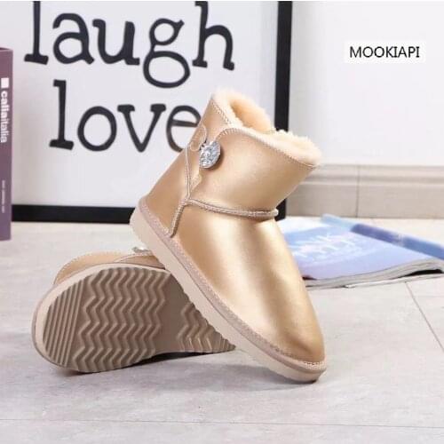 The latest snow boots of Australian brand in 2020, 100% real leather, classic womens shoes, 5 colors, free delivery