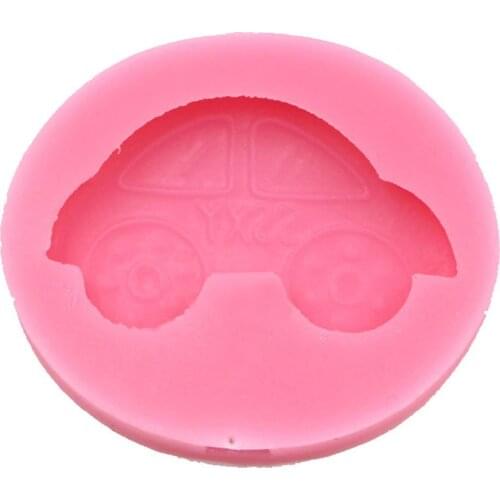 NPC Silicone Car Shaped Molds Fondant Wecker Mould Sugar Gum Paste Mold for Cupcakes Decoration Cookie Mold Baking Tools Kitchen